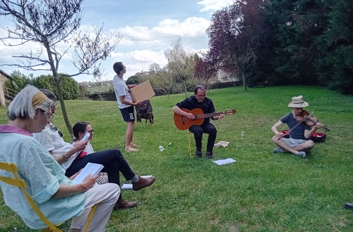 Musique dans le jardin